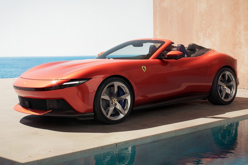 Ferrari Amalfi Spider traz rodas de 22 polegadas  — Foto: Divulgação