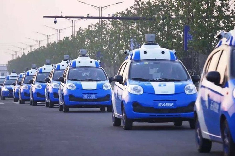 Apollo, da chinesa Baidu (Foto: Reprodução/Twitter) — Foto: Auto Esporte