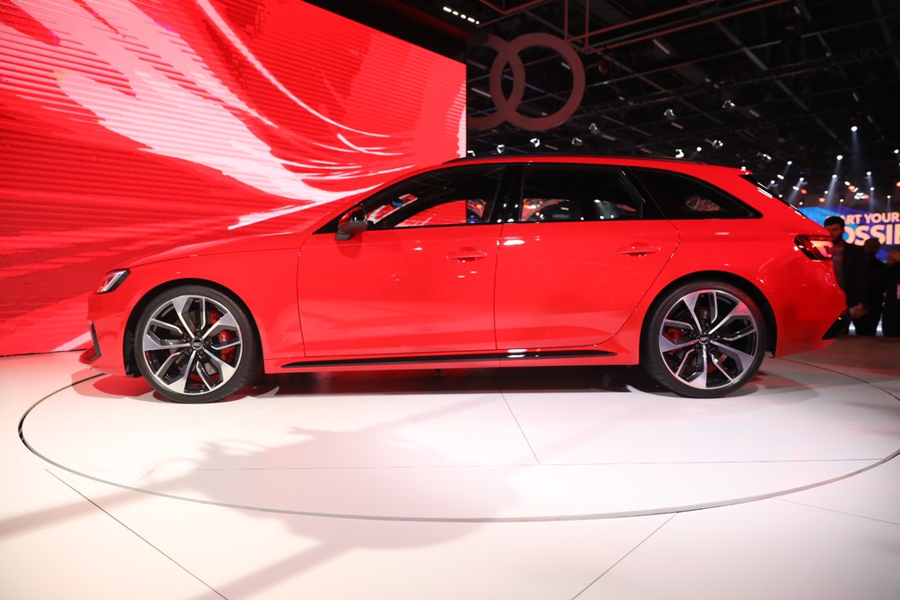 Audi RS4 no Salão do Automóvel de São Paulo — Foto: Fabio Tito/G1