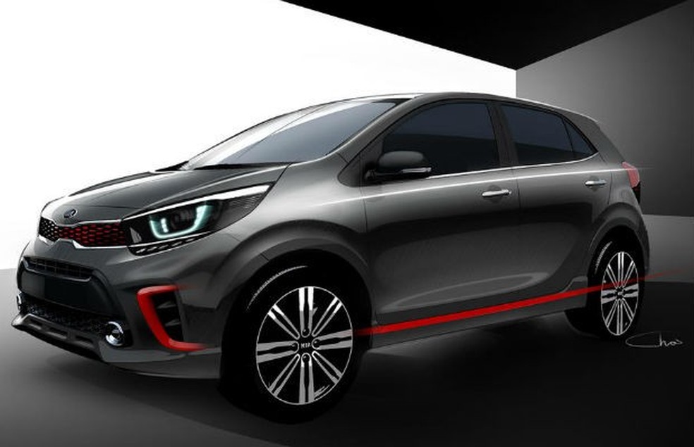 Novo Kia Picanto (Foto: Divulgação) — Foto: Auto Esporte
