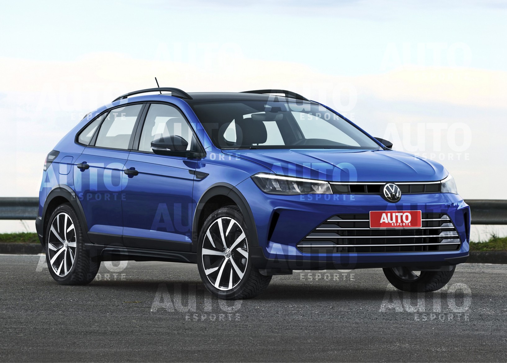 Projeção: Volkswagen Nivus 2025 vai trocar faróis pelos do novo A0 SUV