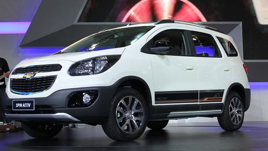 Chevrolet Spin Activ chega com preço de R$ 62.060