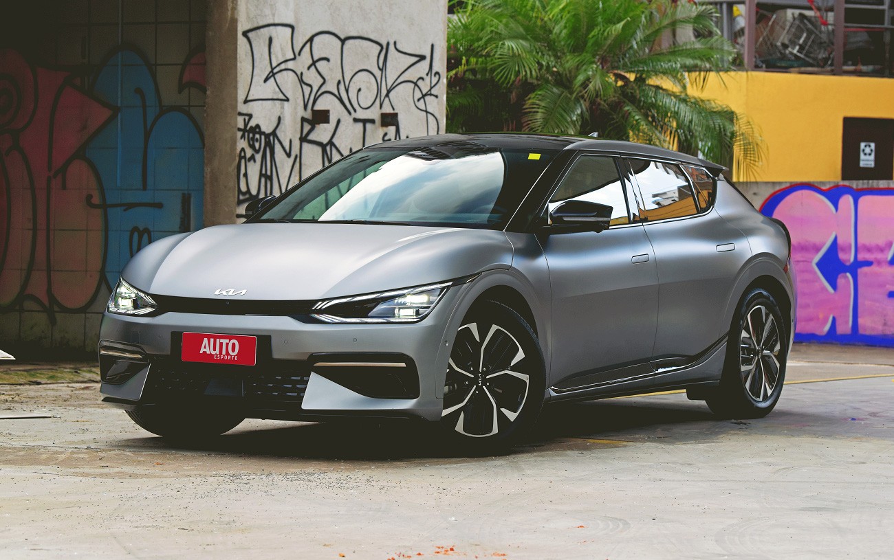 Kia EV6 — Foto: Murilo Góes/Auto News Brasil
