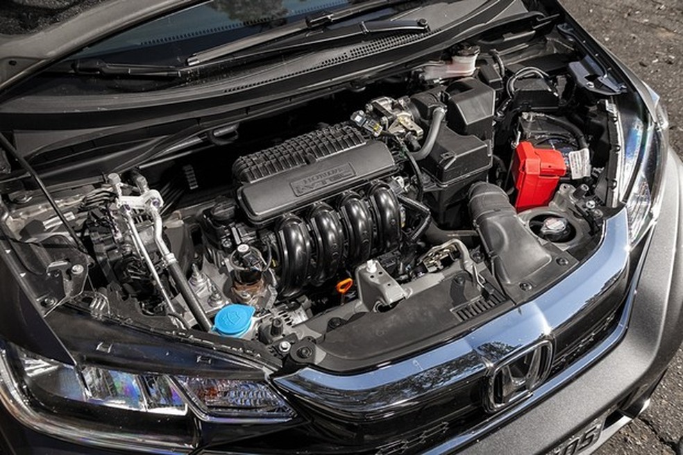 Motor 1.5 i-VTEC do Fit tem mais potência e torque (Foto: Leo Sposito/Auto News Brasil) — Foto: Auto Esporte