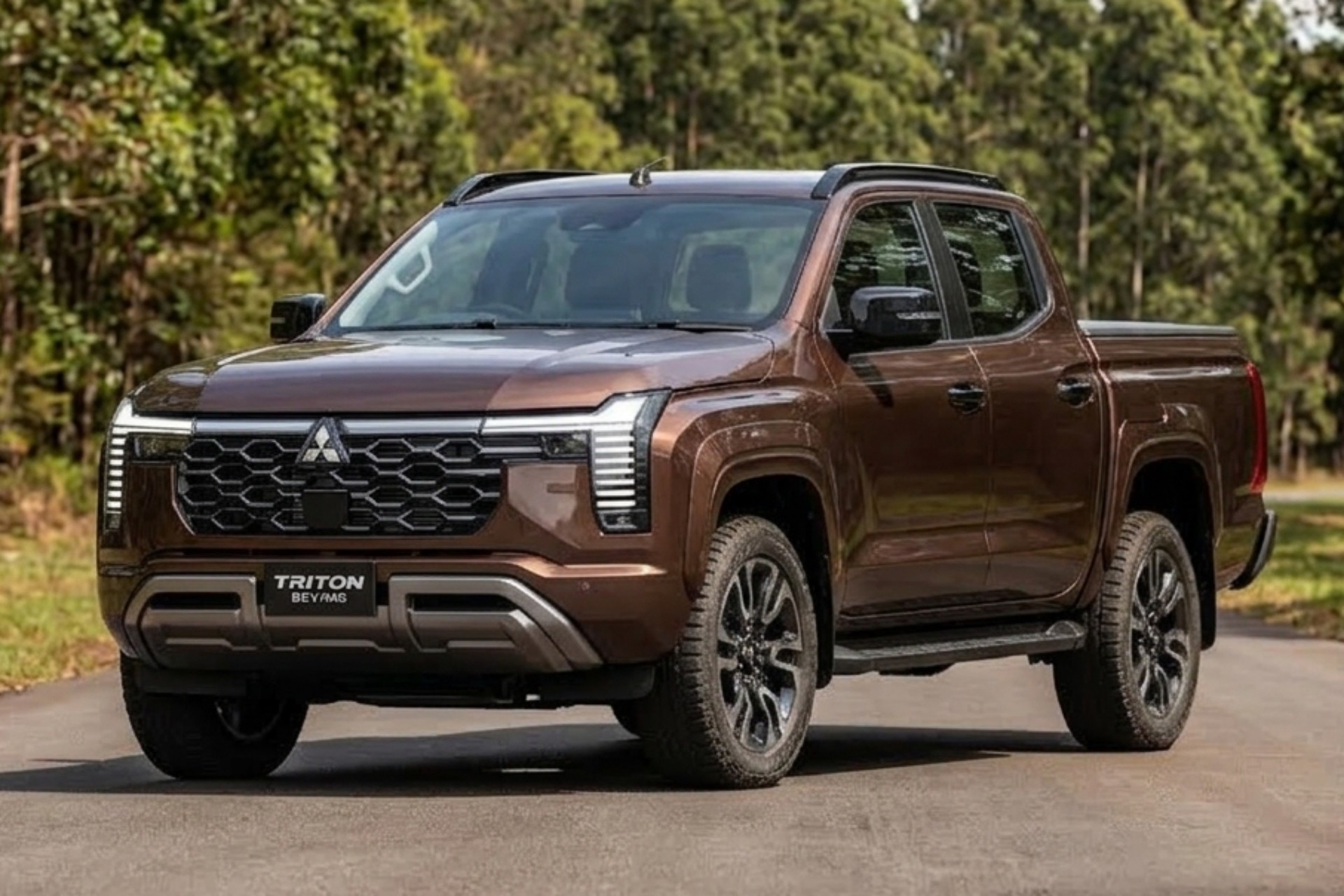 Projeção: nova Mitsubishi Triton será híbrida com visual baseado no Pajero