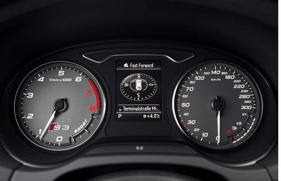 Painel Audi S3 Sportback (Foto: Divulgação) — Foto: Auto Esporte