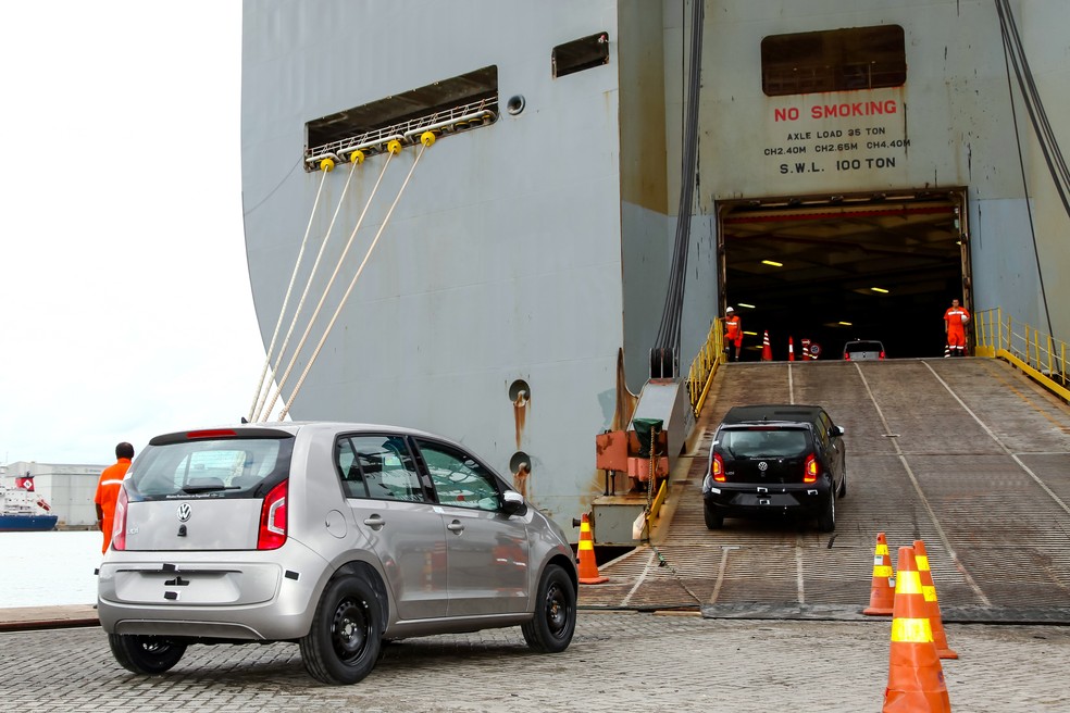 Volkswagen é uma das marcas que produz e exporta no Brasil e no México — Foto: Divulgação/ Volkswagen