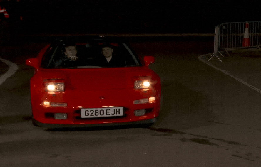 Max Verstappen com Honda NSX
