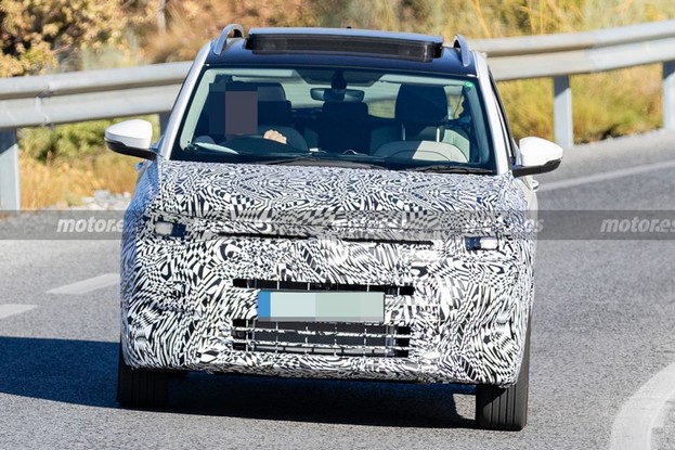 Novo Volkswagen T-Cross em testes - flagra