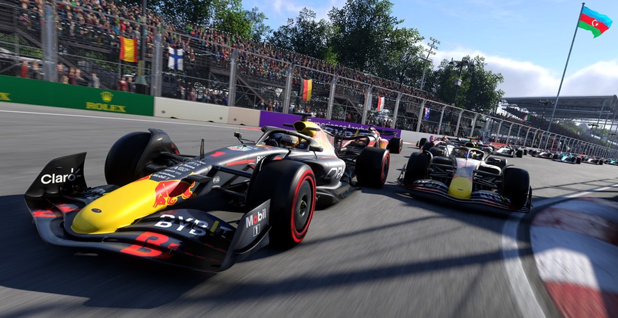 Captura de tela do jogo F1 22