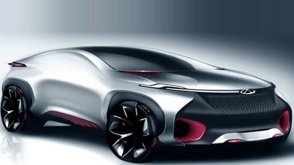 Chery electric concept car (Foto: Divulgação) — Foto: Auto Esporte