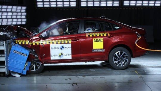 Volkswagen Virtus consegue nota máxima em teste de segurança do Latin NCAP