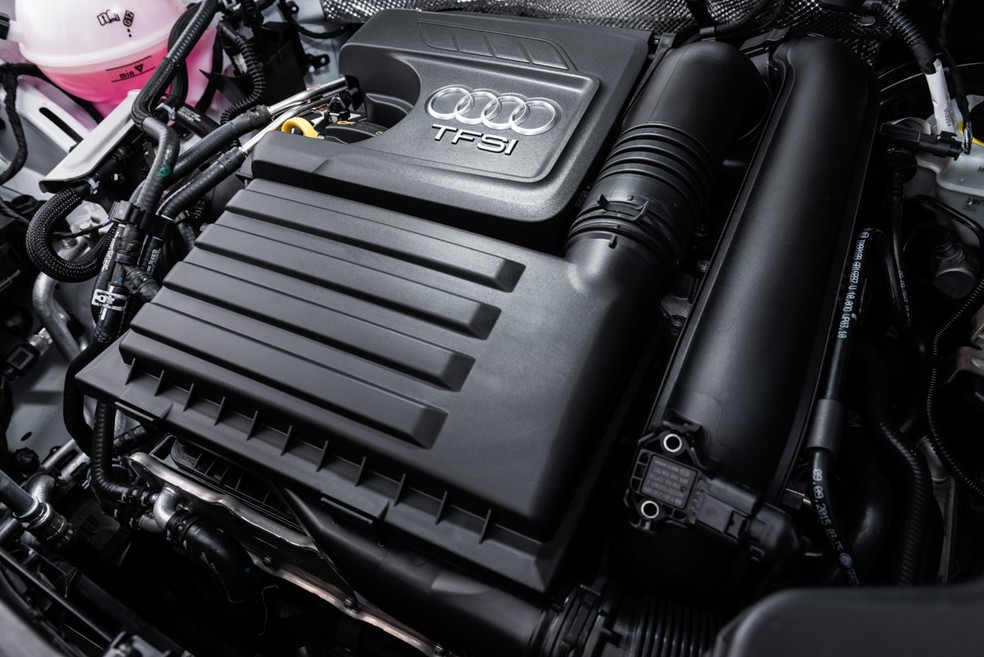É o 2º modelo da Audi a usar o motor turbo bicombustível  — Foto: Divulgação
