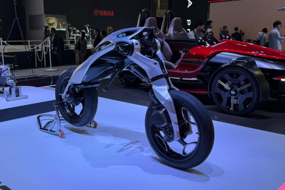 Conceito Motoroid da Yamaha não deve se tornar modelo de produção — Foto: Cauê Lira/Autoesporte