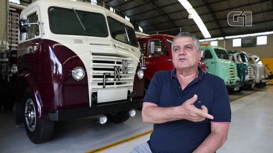Colecionador de caminhões 'viciado' em Fenemê já perdeu a conta de quantos tem