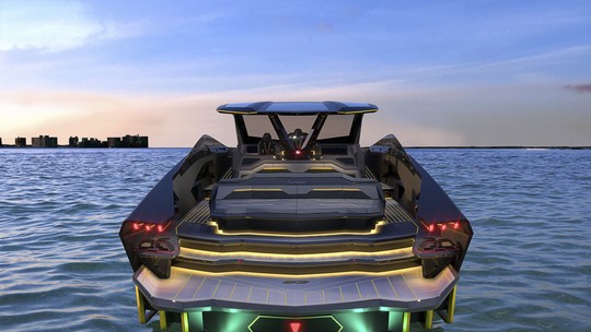Iate Lamborghini terá 4 mil cavalos de potência e será lançado em 2021