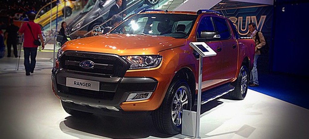 Ford Ranger no Salão de Frankfurt 2015 (Foto: Giulia Lanzuolo/Auto News Brasil) — Foto: Auto Esporte