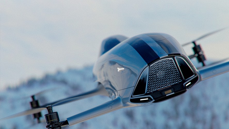Empresa Airspeeder realiza testes com drone controlado remotamente para participação em competições
