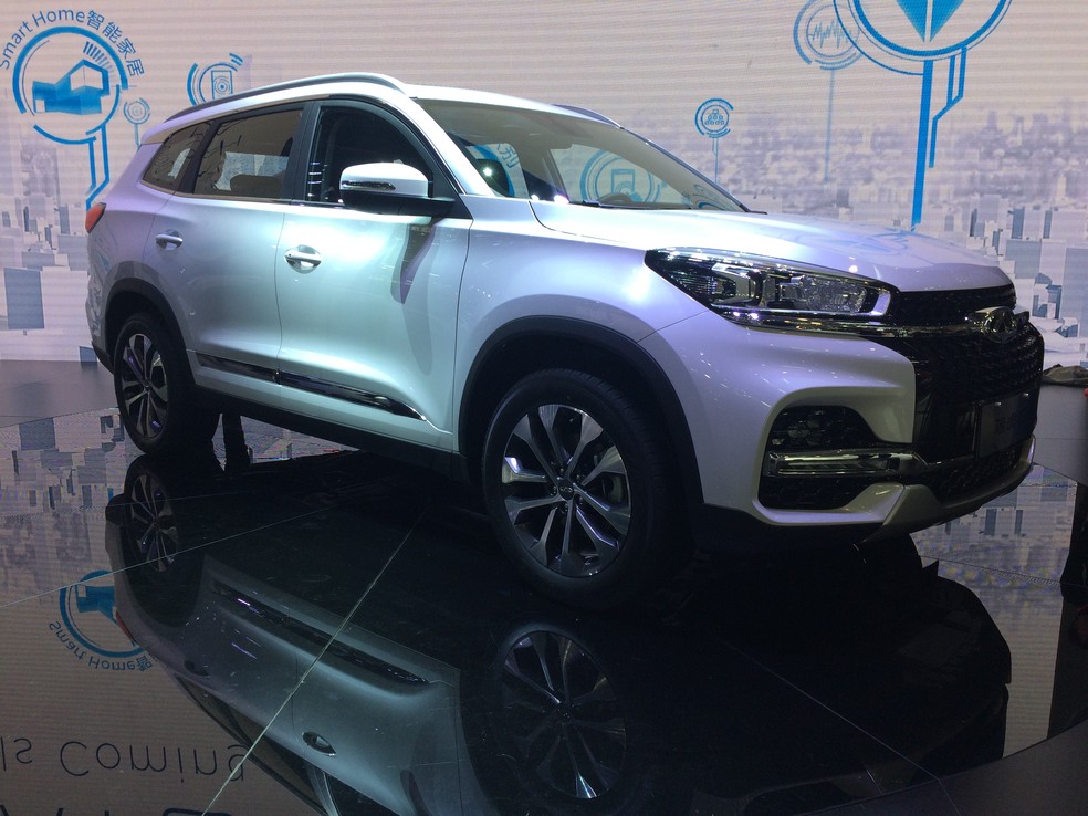 Caoa Chery Tiggo 8 — Foto: Peter Fussy/G1