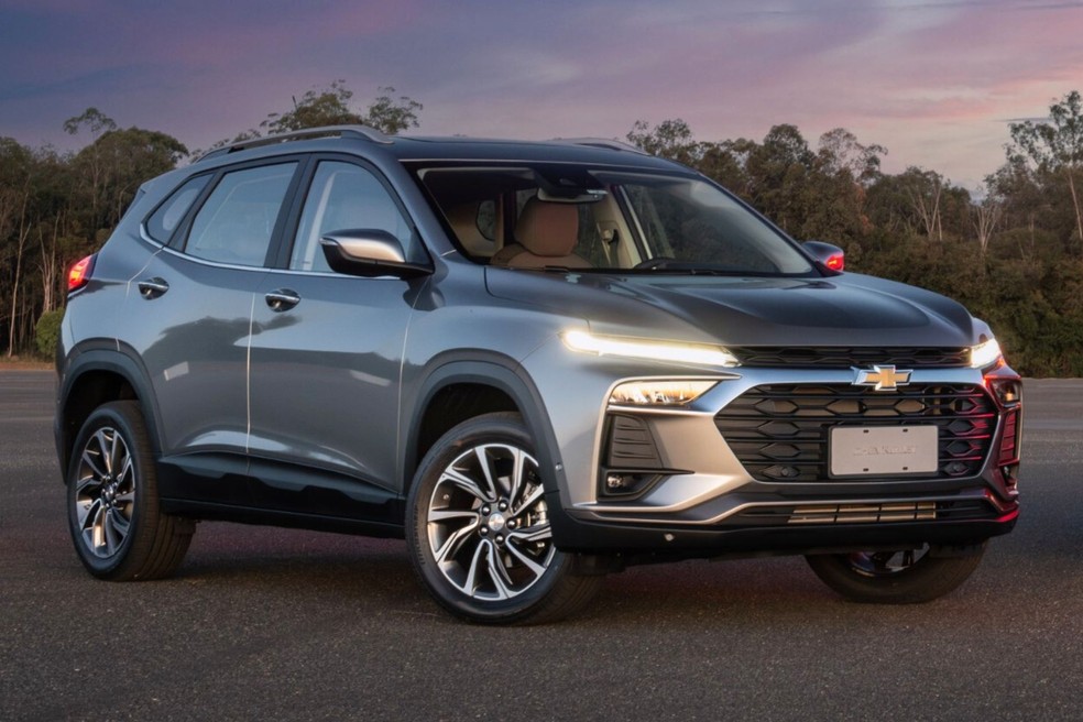 Chevrolet Tracker chega no segundo semestre com um novo visual e sistema híbrido leve — Foto: Divulgação/GM