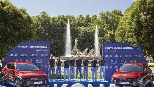 Hyundai distribui carros ao time feminino do Atlético de Madrid em ação inédita