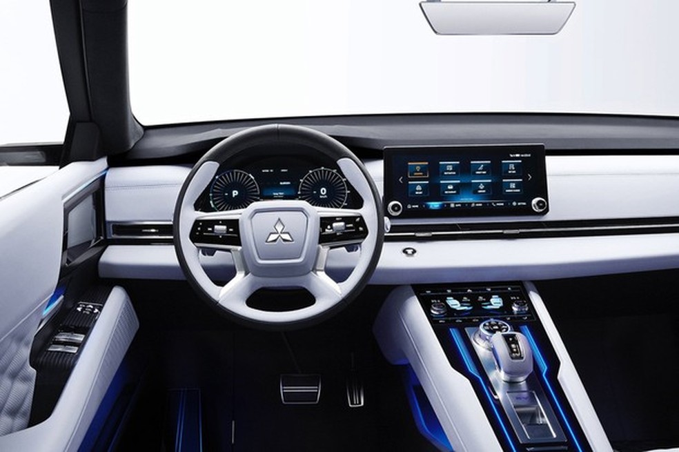 Conceito tem painel digital, central e uma terceira tela no console (Foto: Divulgação) — Foto: Auto Esporte