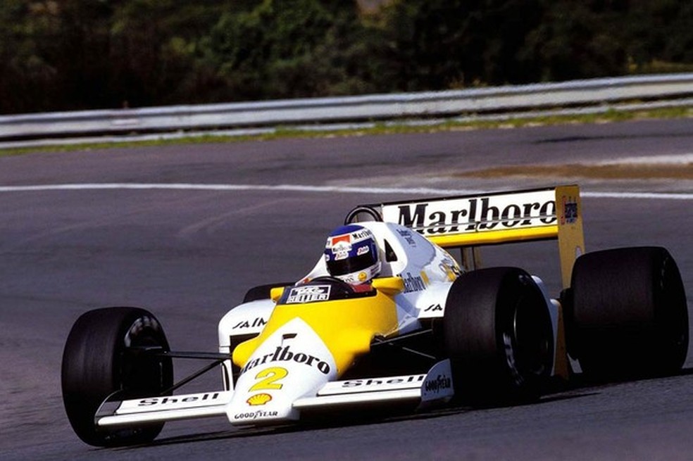 Keke Rosberg com a McLaren no GP de Portugal de 1986 (Foto: Divulgação) — Foto: Auto Esporte