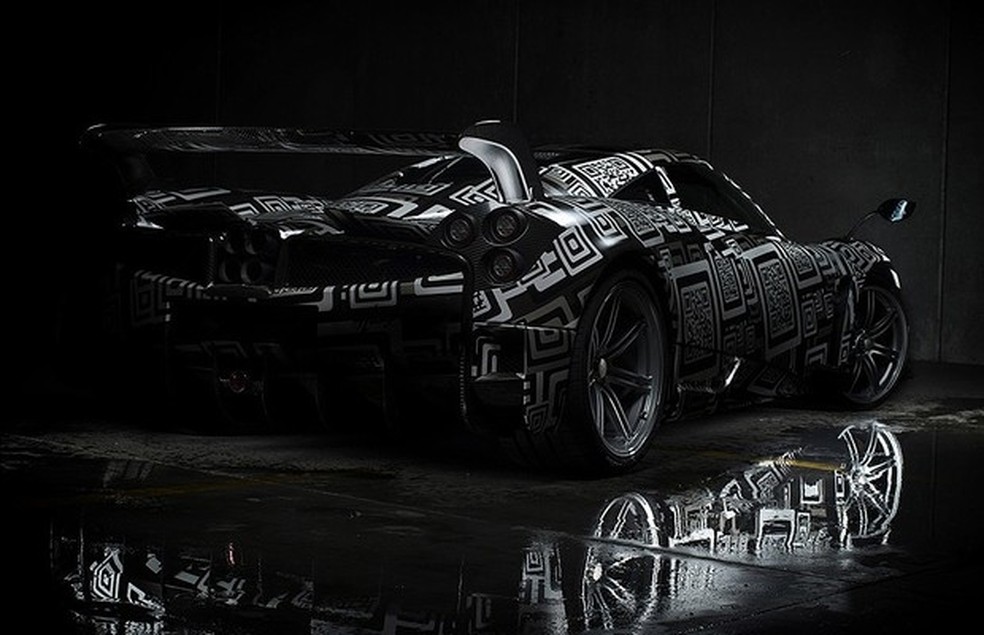 Pagani lança teaser de novo Huayra mais potente (Foto: Pagani) — Foto: Auto Esporte