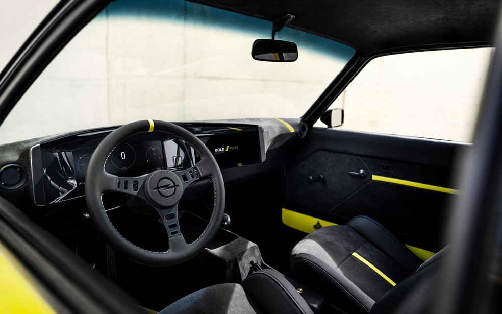 Opel Chevette tem painel de instrumentos digital e tela multimídia de 12 polegadas — Foto: Divulgação