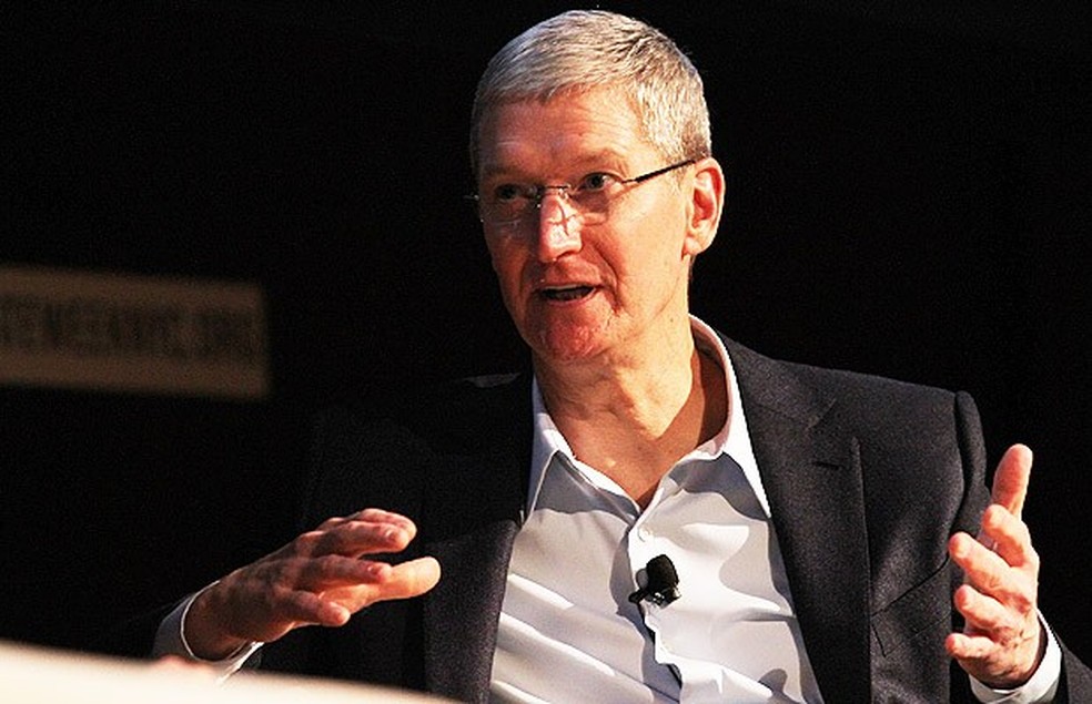 Tim Cook, CEO da Apple (Foto: The Climate Group, Tina Fineberg/ Fotos Públicas) — Foto: Auto Esporte