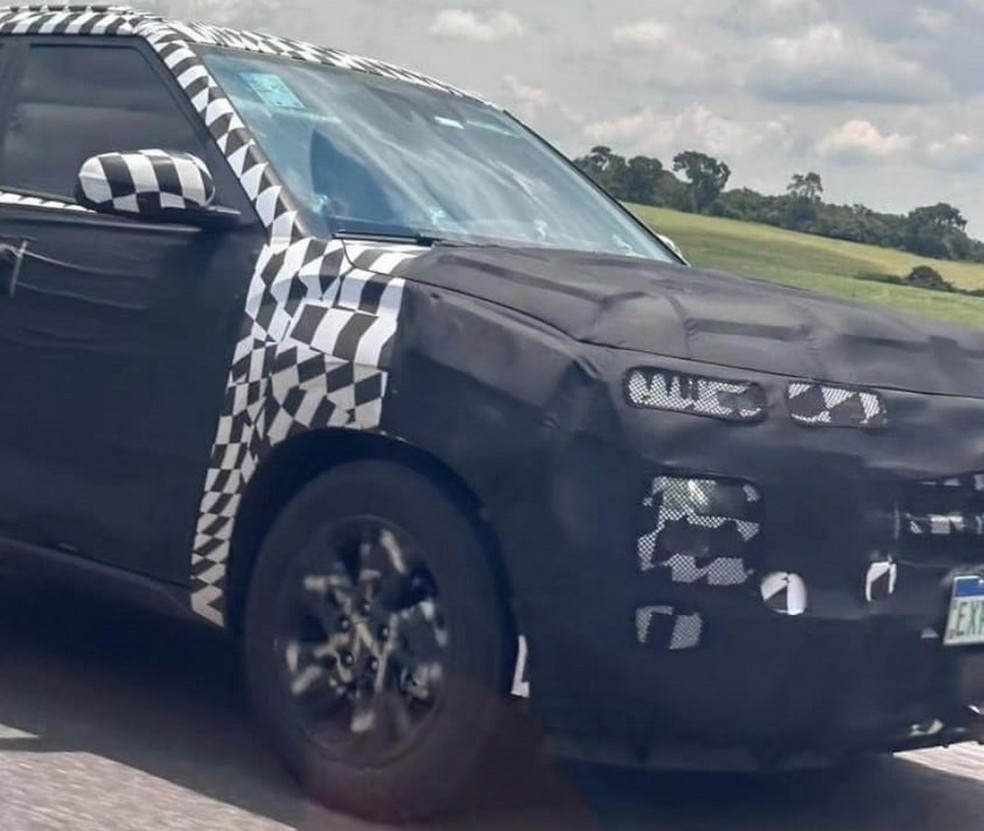 Novo Hyundai Creta terá visual diferente do Tucson — Foto: Reprodução/Instagram @rafael.fidelli
