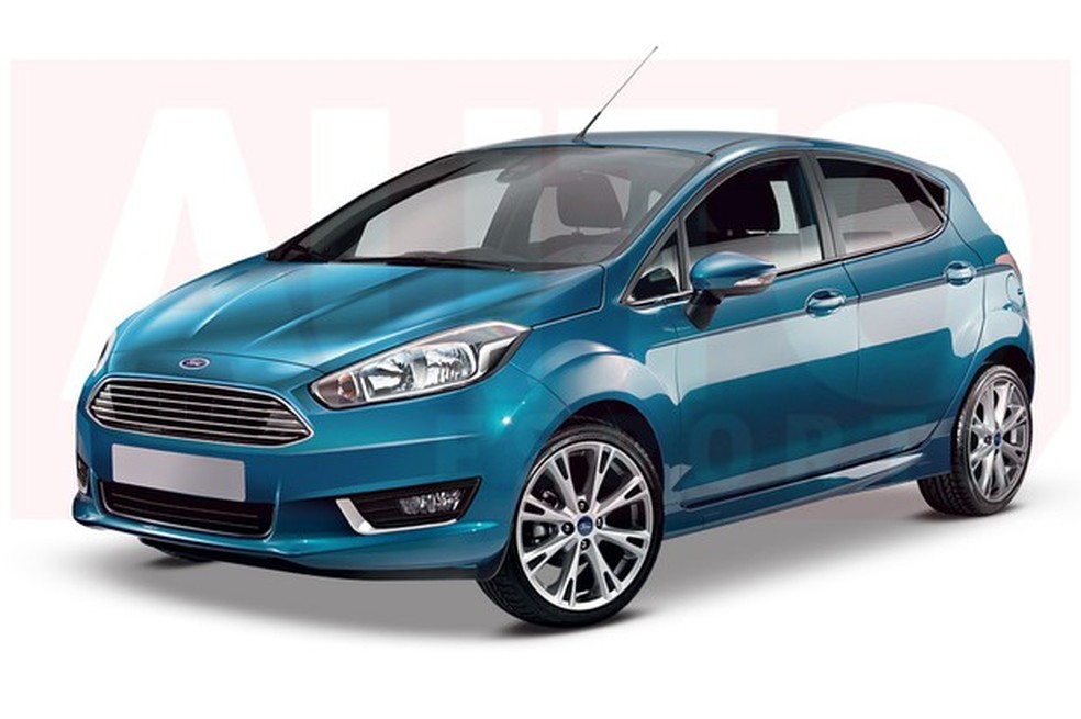 Projeção: nova geração do Ford Fiesta (Foto: Renato Aspromonte) — Foto: Auto Esporte
