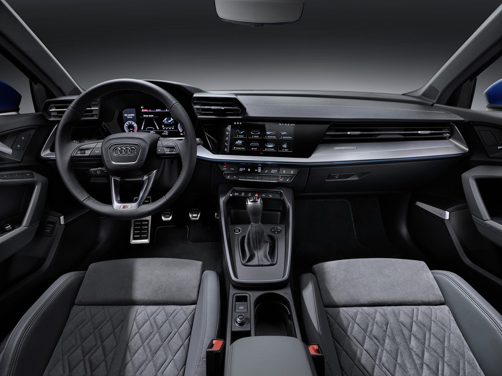 Interior do Audi A3 — Foto: Divulgação