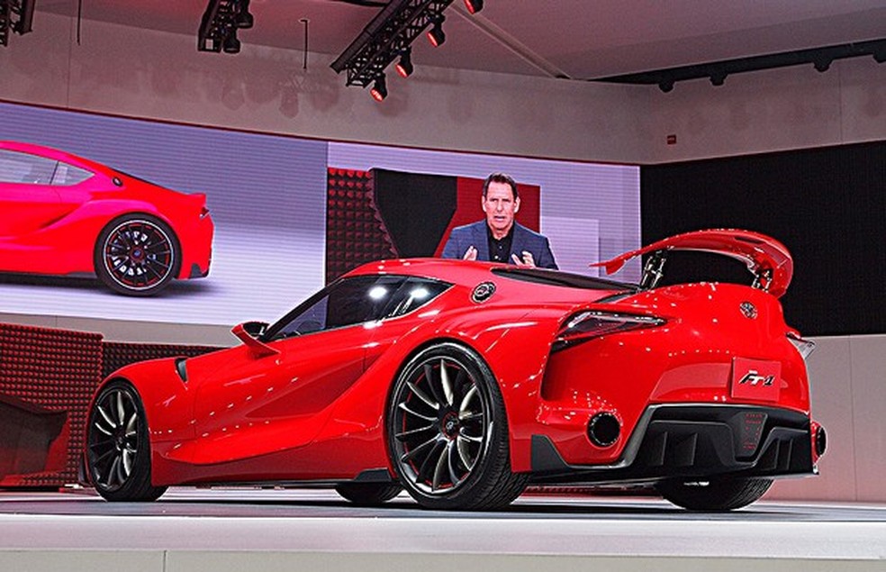 Toyota FT-1 no Salão de Detroit 2014 (Foto: Newspress) — Foto: Auto Esporte