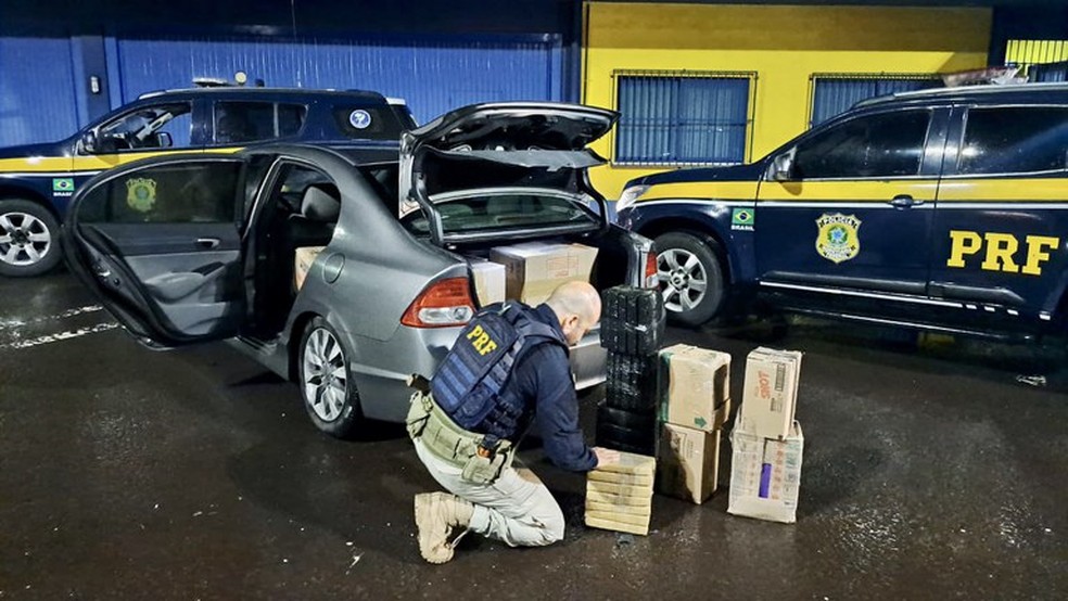 Carros apreendidos com drogas não podem mais ser devolvidos aos donos; modelos podem ser vendidos ou incorporados pelo poder público — Foto: PRF