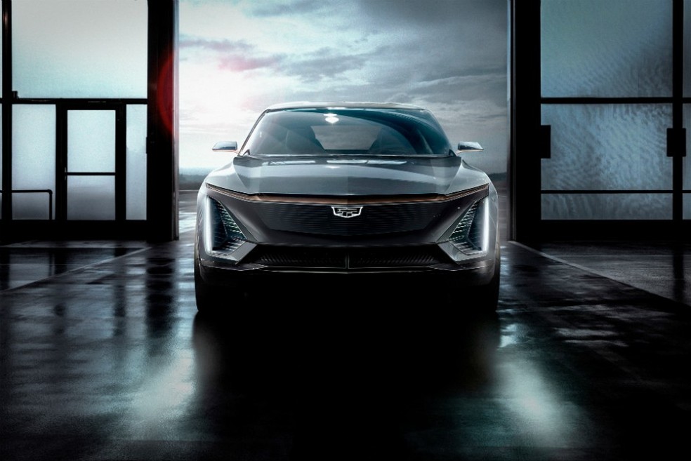 Teaser do primeiro carro elétrico da Cadillac (Foto: Divulgação) — Foto: Auto Esporte