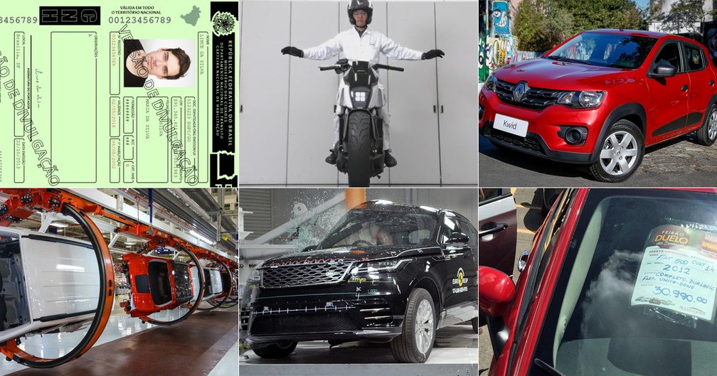 Veja notícias de carros e motos que foram destaque na primeira semana de outubro — Foto:  G1