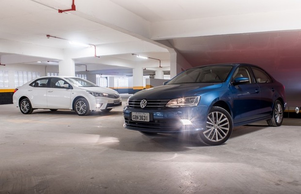 Comparativo: Volkswagen Jetta X Toyota Corolla (Foto: Gustavo Maffei/Auto News Brasil) — Foto: Auto Esporte