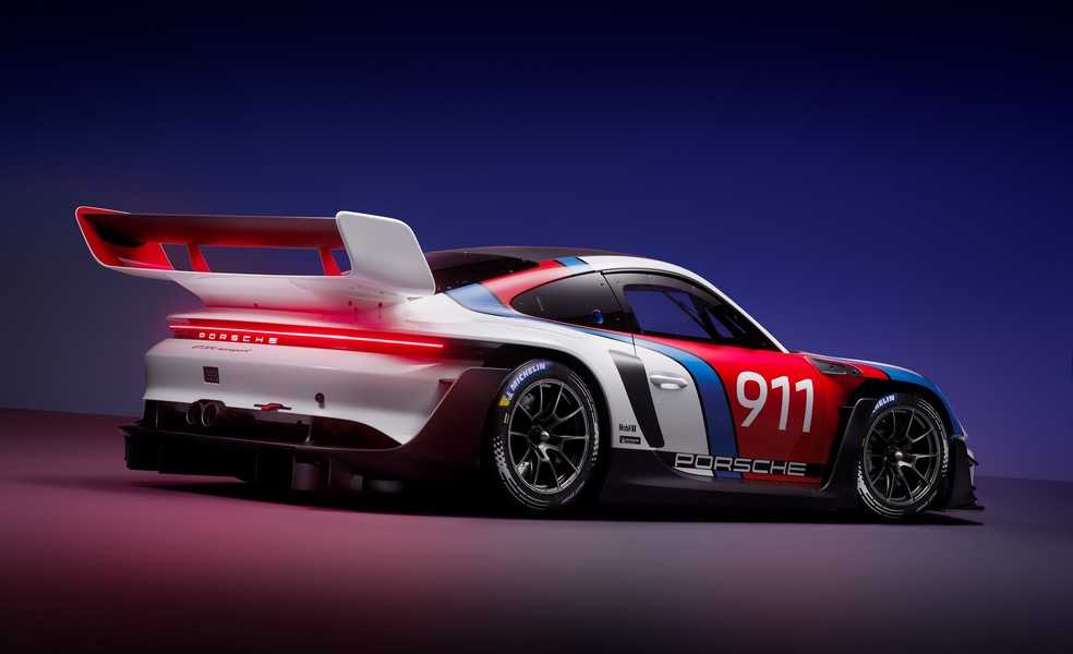 Porsche 911 GT3 R rennsport tem sete tipos de personalização — Foto: Divulgação