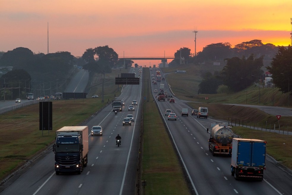 Rodovia Presidente Dutra possui free flow que pode ficar mais caro se tiver trânsito — Foto: Divulgação/CCR RioSP