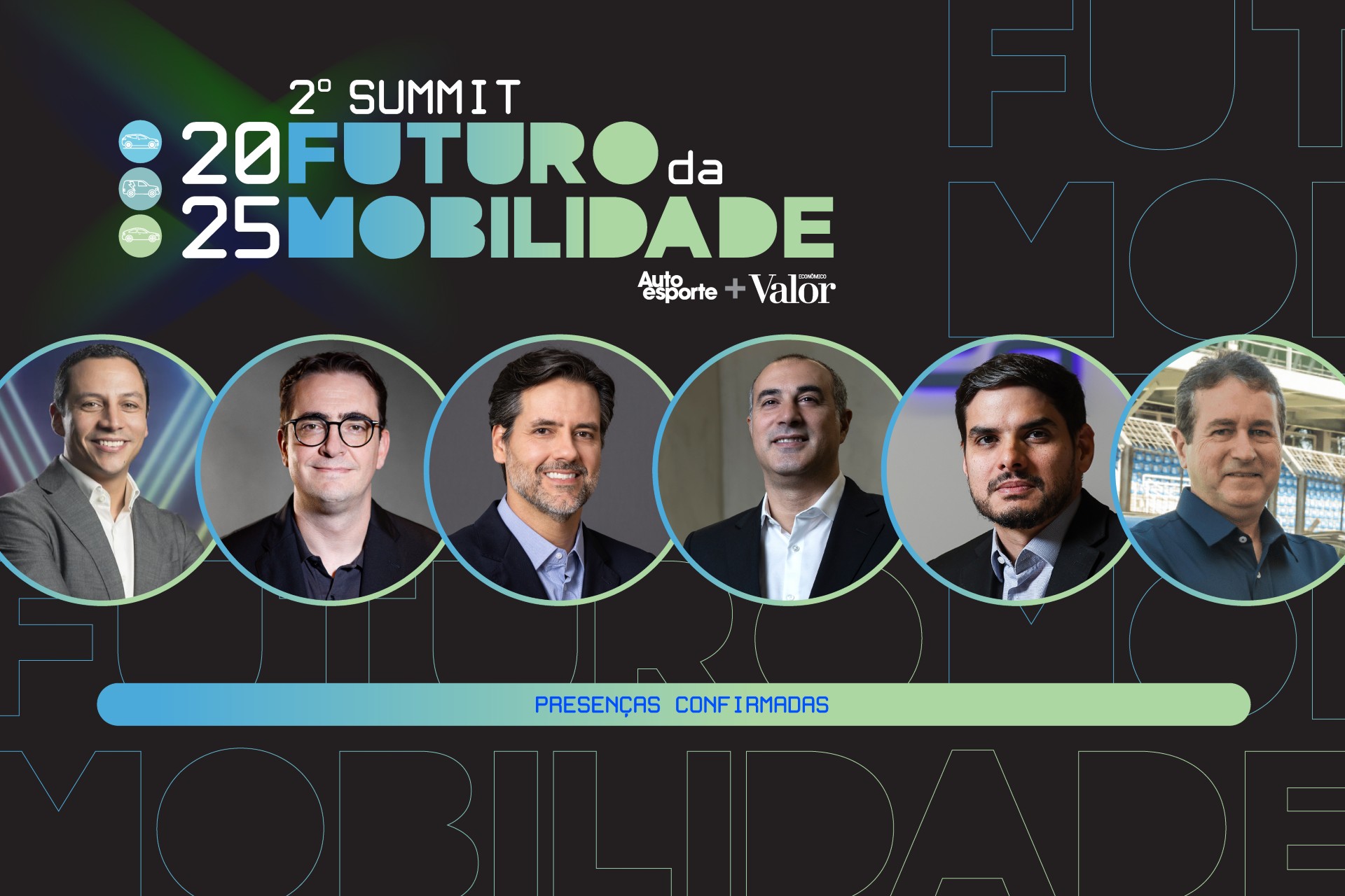 Veja os executivos confirmados no Summit Futuro da Mobilidade 2025