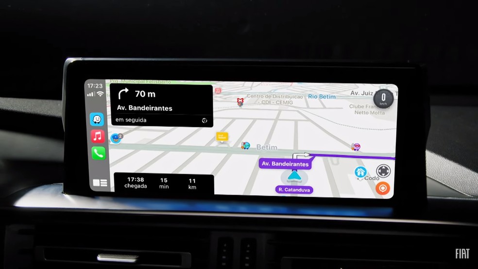 Central multimídia da Titano terá Android Auto e Apple CarPlay — Foto: Divulgação