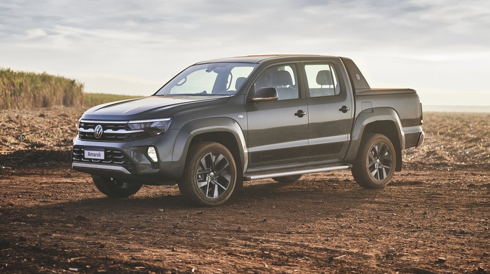 Capacidades técnicas da Volkswagen Amarok 2025 não mudam — Foto: Divulgação