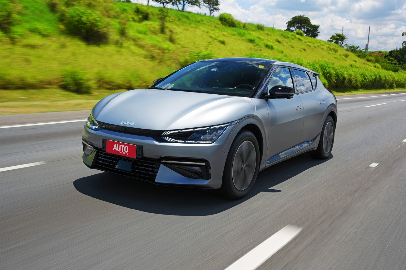 Kia EV6 — Foto: Murilo Góes/Auto News Brasil