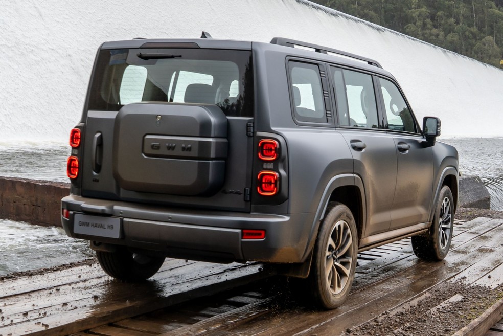 GWM Haval H9 2026 tem distância em relação ao solo de 22,4 cm  — Foto: Divulgação