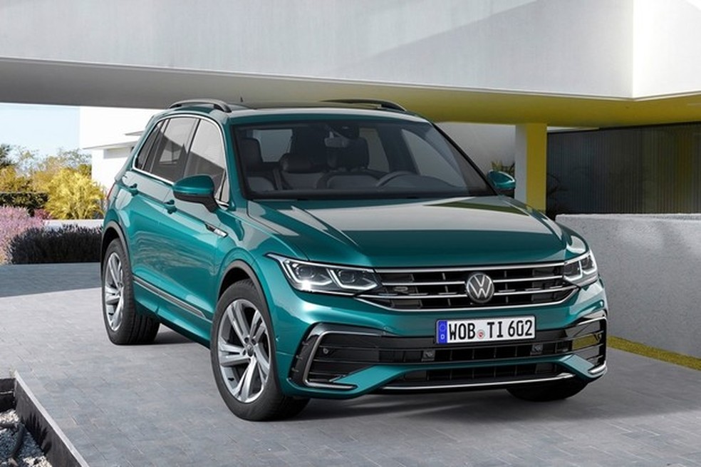Volkswagen Tiguan Allspace deve seguir o design da versão de cinco lugares — Foto: Divulgação