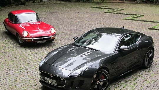 Jaguar F-Type R encontra o E-Type Coupé, seu modelo inspirador