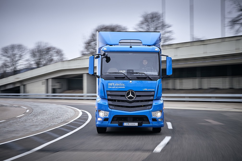Mercedes-Benz eActros — Foto: Mercedes-Benz/Divulgação