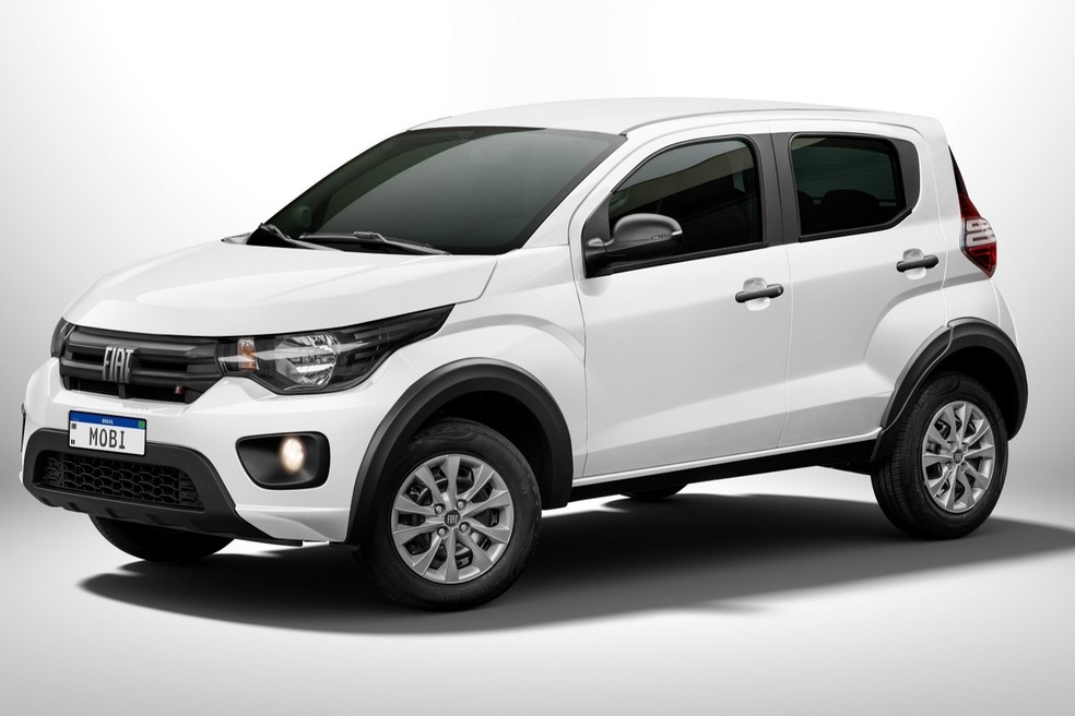 O Fiat Mobi Like 2025 é equipado com motor 1.0 Firefly — Foto: Divulgação/Fiat