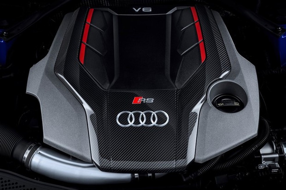 Motor do Audi RS4 Avant (Foto: Divulgação) — Foto: Auto Esporte